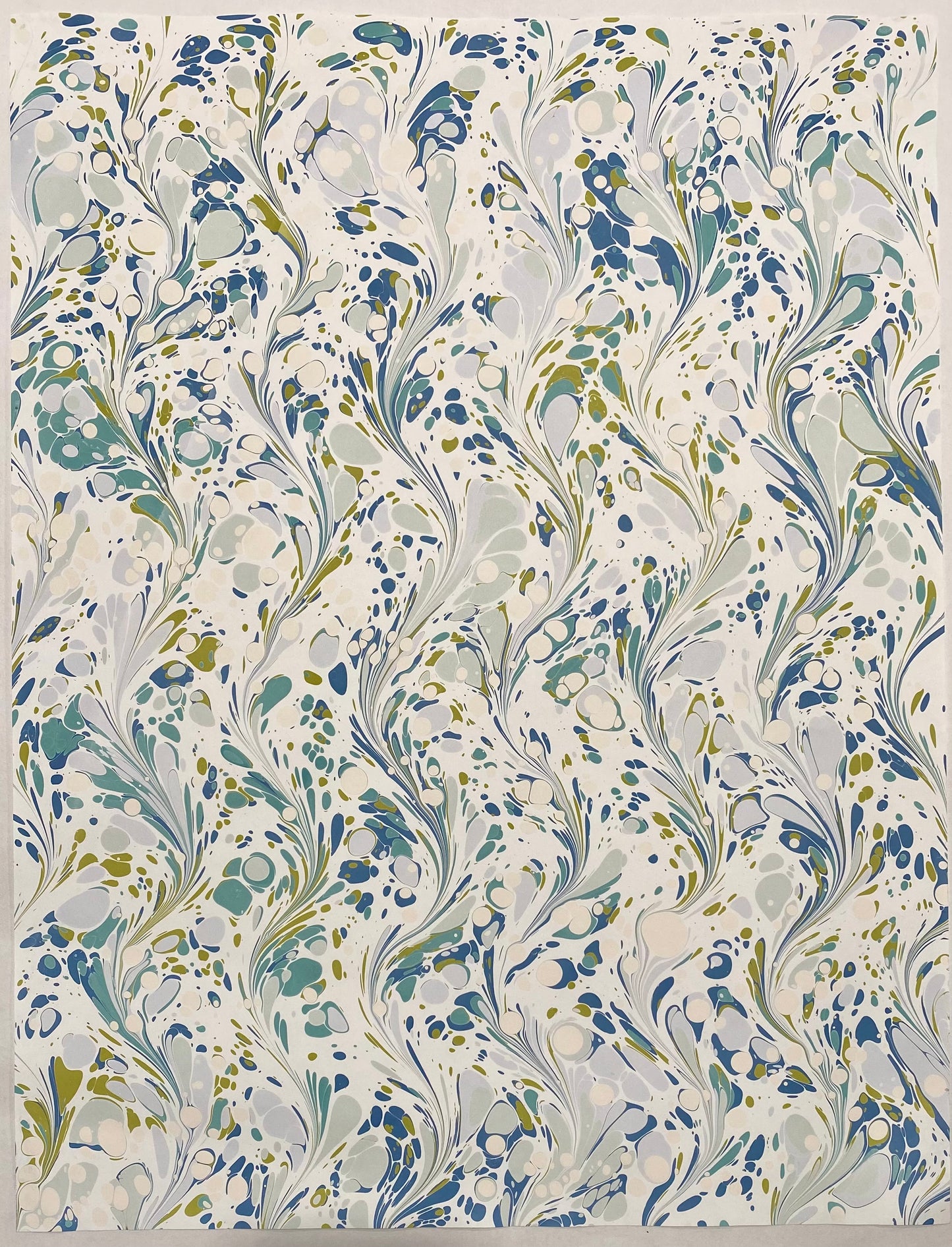 Full Sheet Hand-Marbled Paper P265