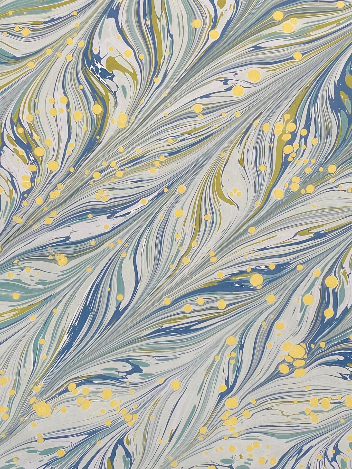 Full Sheet Hand-Marbled Paper P270
