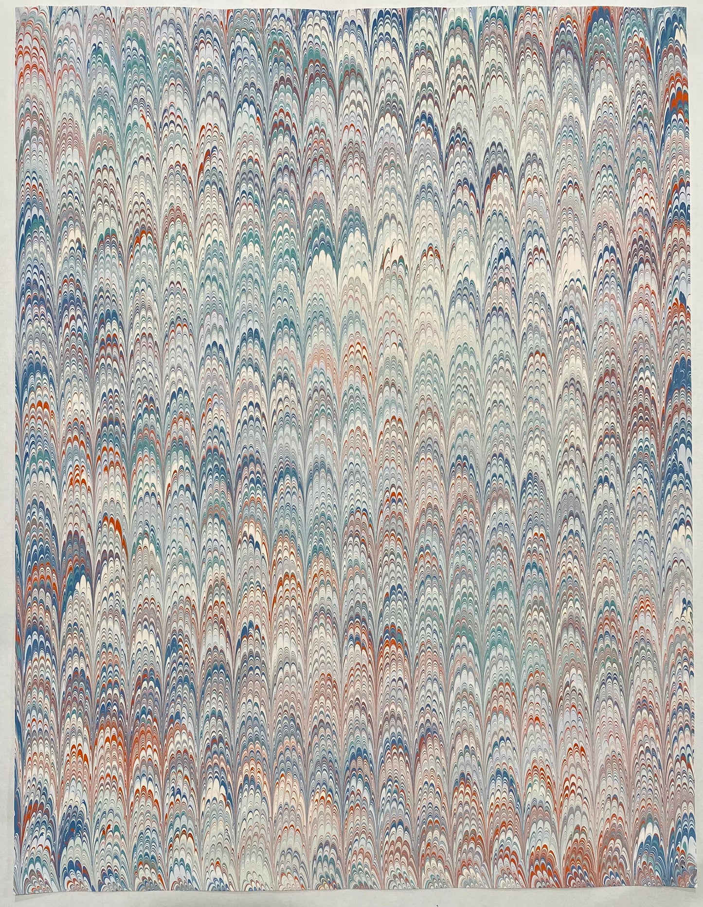 Full Sheet Hand-Marbled Paper P268