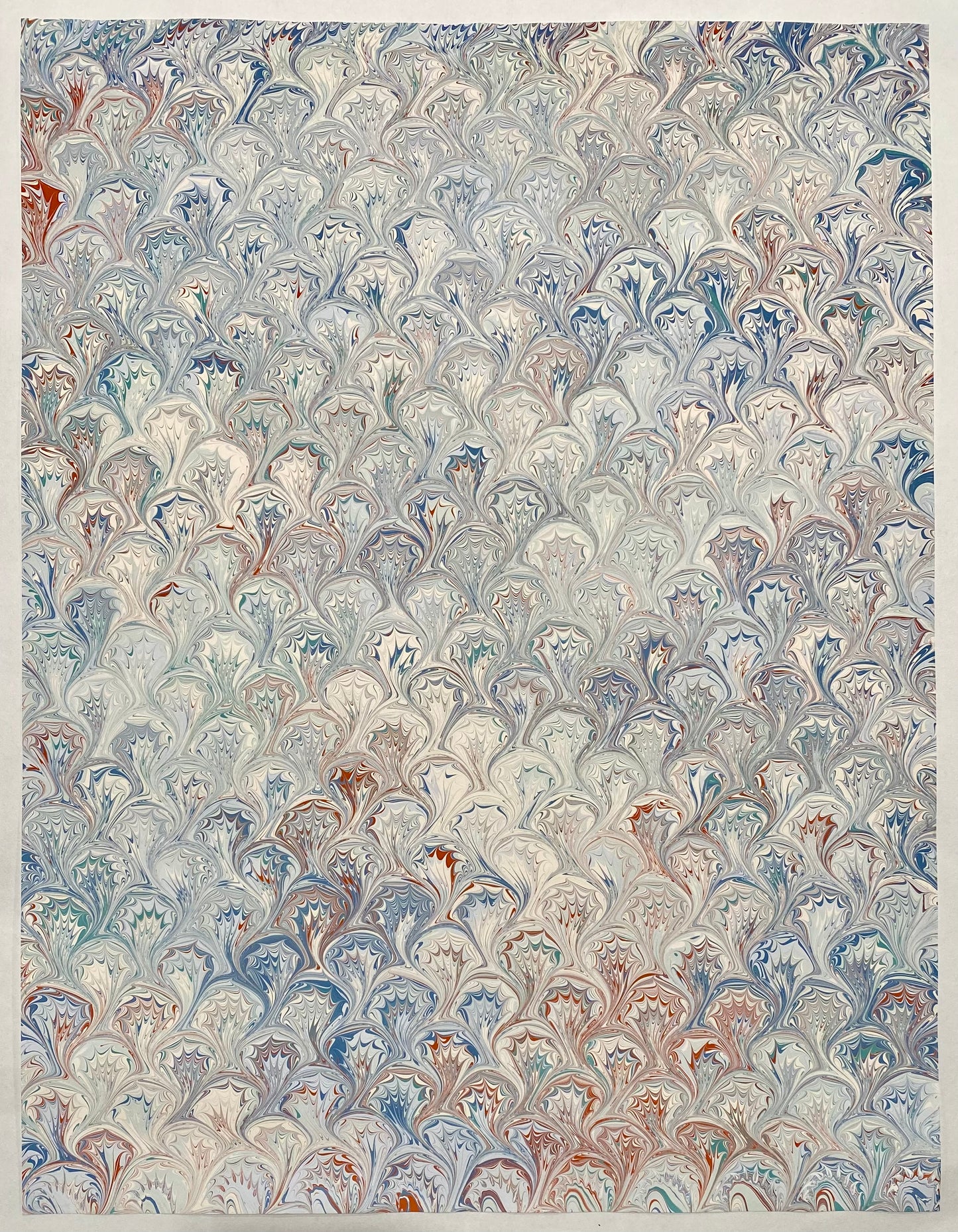 Full Sheet Hand-Marbled Paper P269