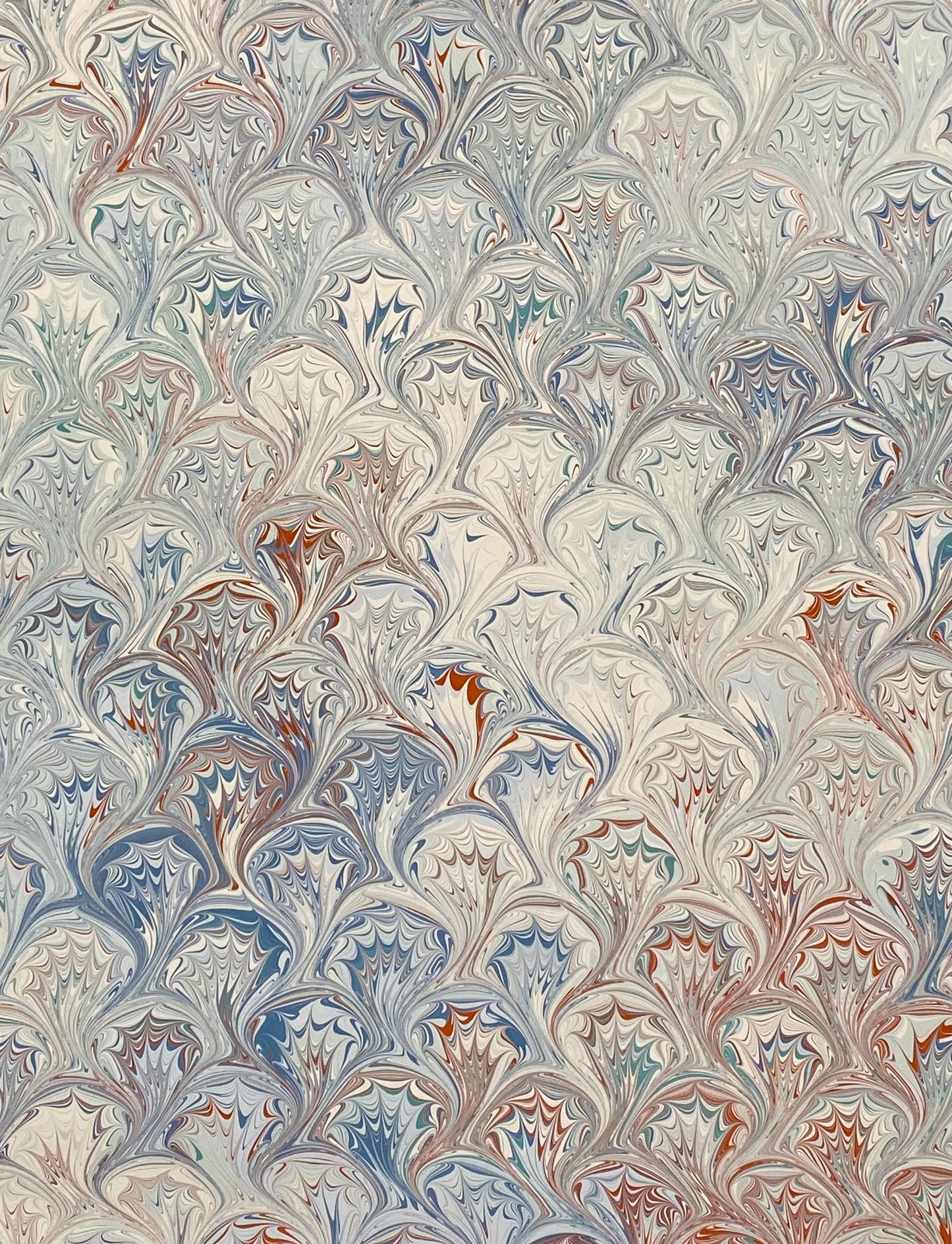 Full Sheet Hand-Marbled Paper P269