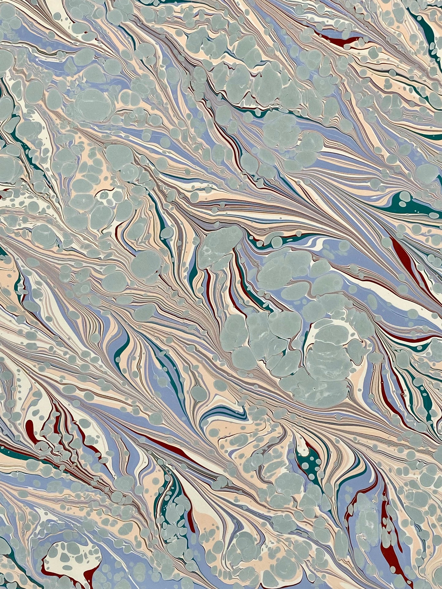 Full Sheet Hand-Marbled Paper P272S