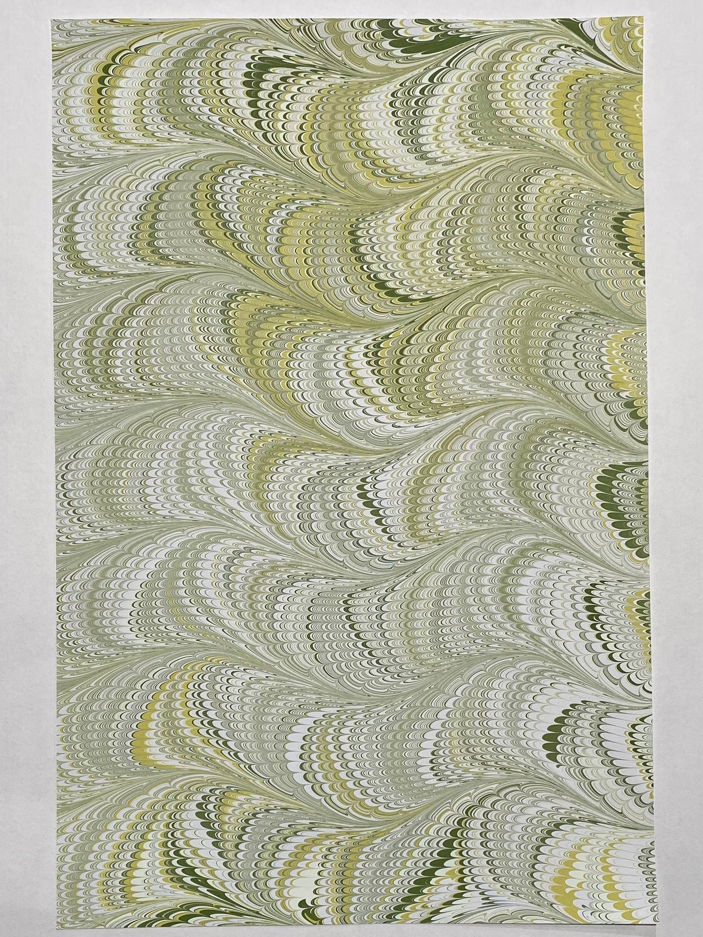 Half Sheet Hand-Marbled Paper P273