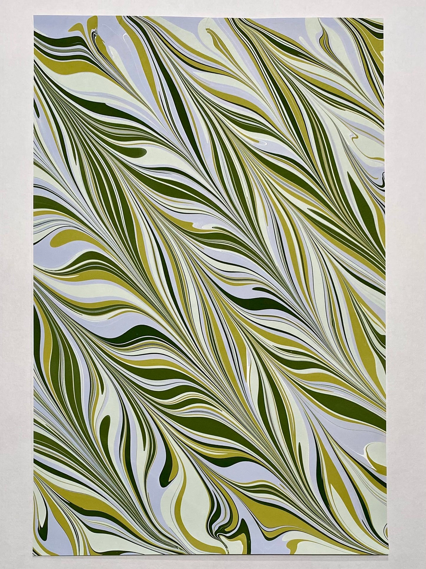 Half Sheet Hand-Marbled Paper P274H
