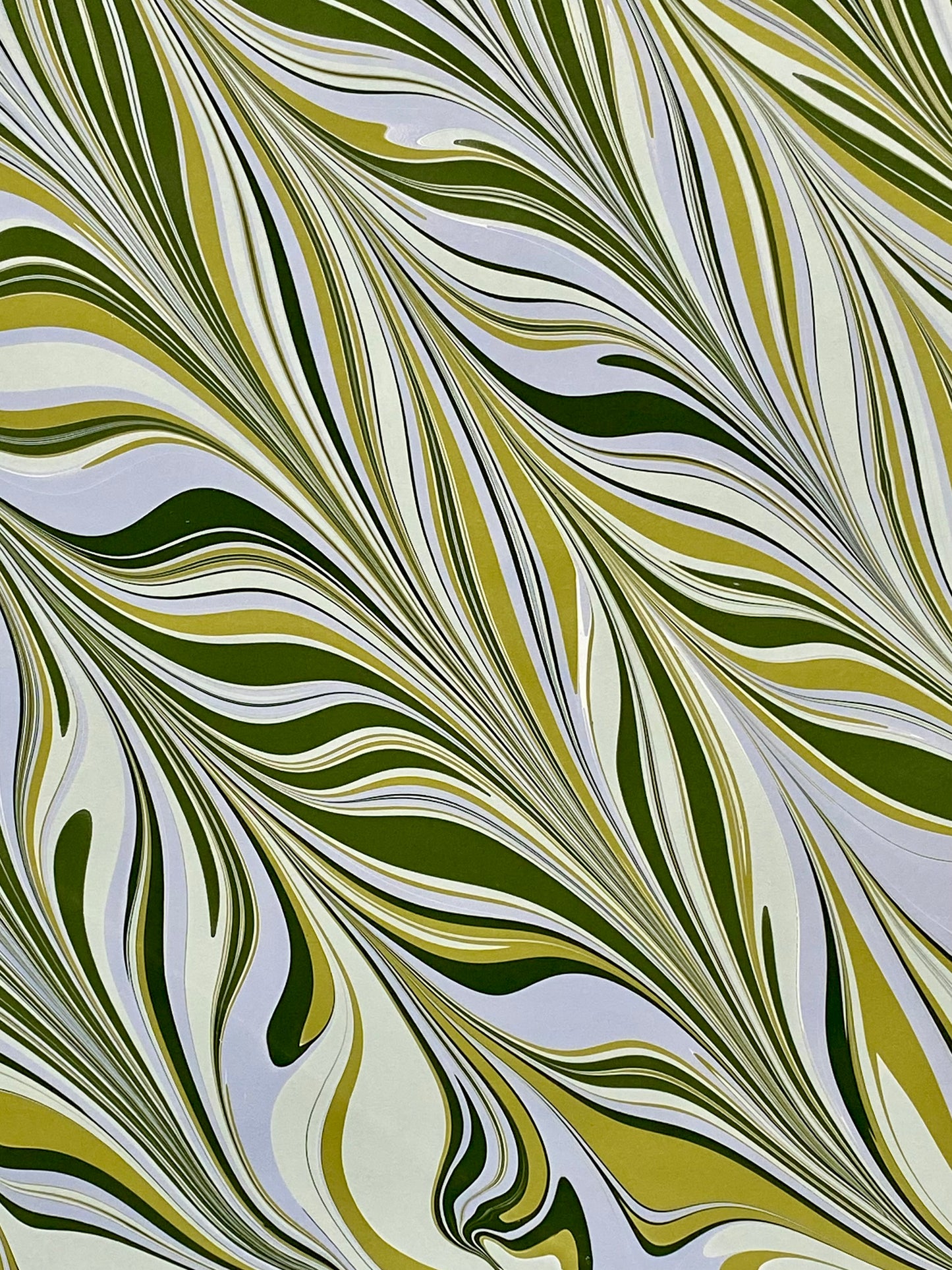Half Sheet Hand-Marbled Paper P274H