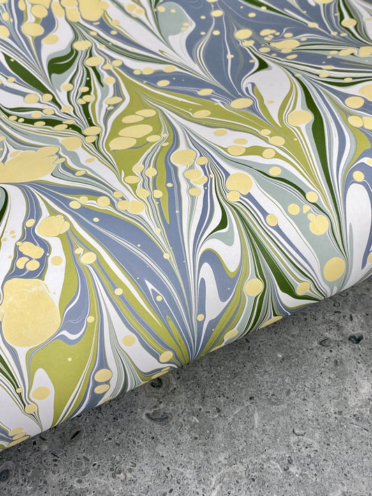 Full Sheet Hand-Marbled Paper P250