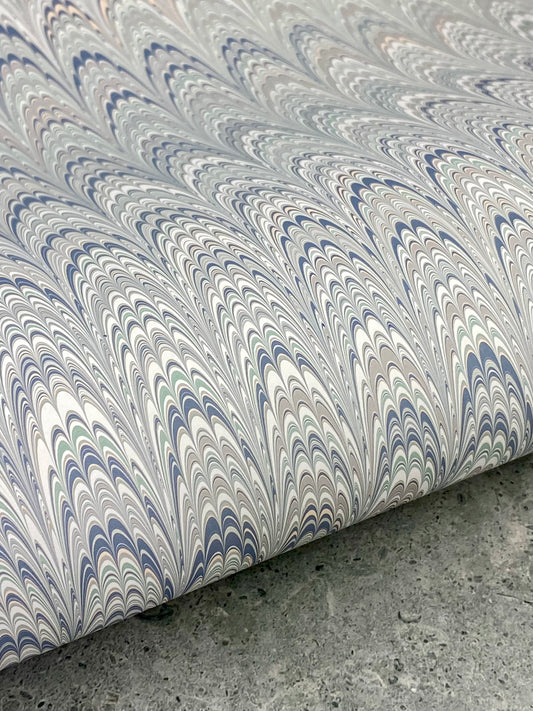 Full Sheet Hand-Marbled Paper P252S