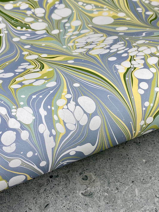 Full Sheet Hand-Marbled Paper P255
