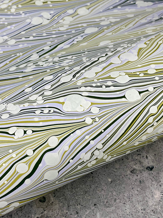 Full Sheet Hand-Marbled Paper P264