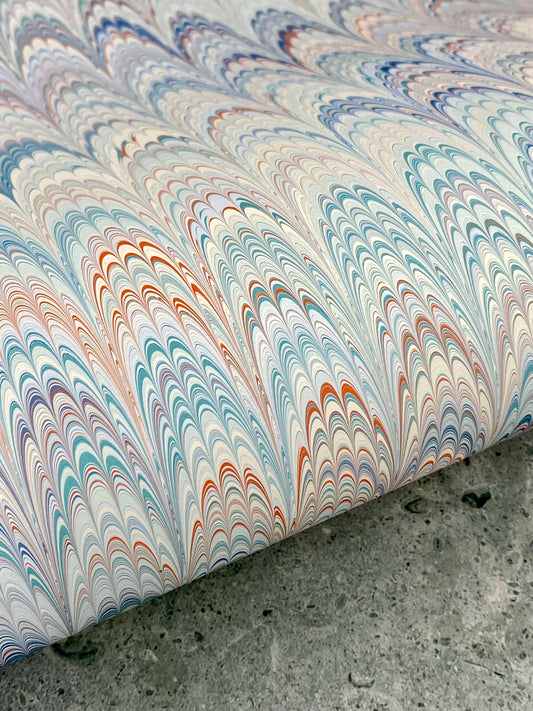 Full Sheet Hand-Marbled Paper P268