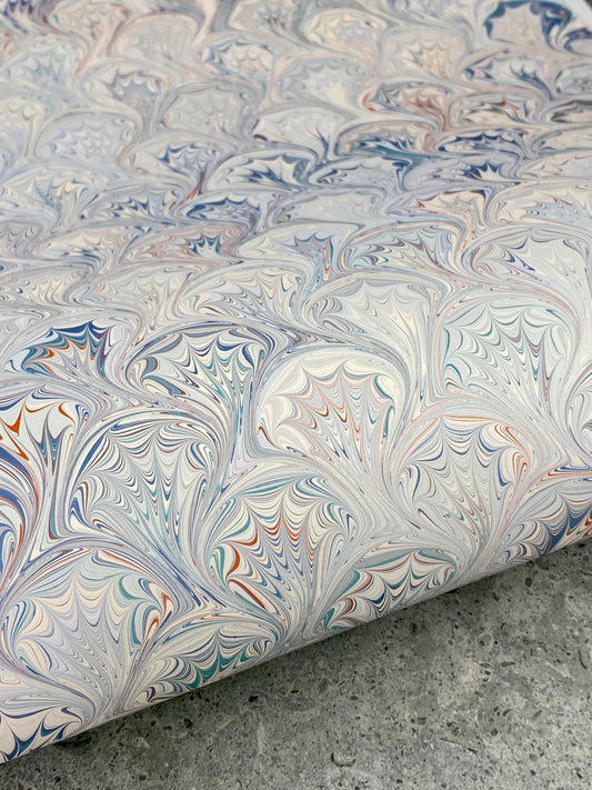 Full Sheet Hand-Marbled Paper P269