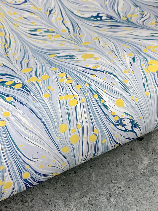 Full Sheet Hand-Marbled Paper P271