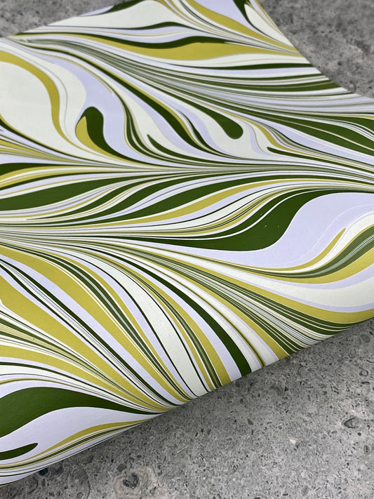 Half Sheet Hand-Marbled Paper P274H
