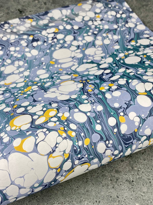 Half Sheet Hand-Marbled Paper P275H