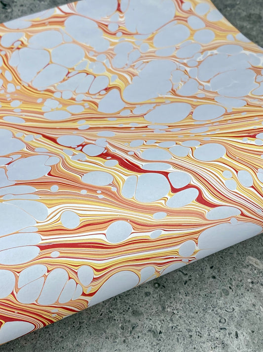 Half Sheet Hand-Marbled Paper P277H