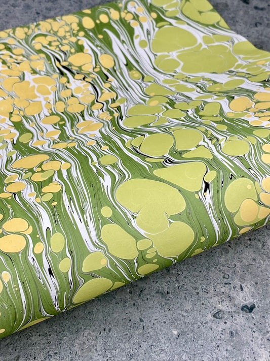 Half Sheet Hand-Marbled Paper P278H