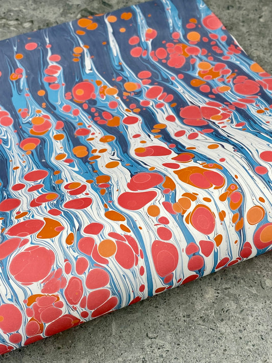 Half Sheet Hand-Marbled Paper P279H