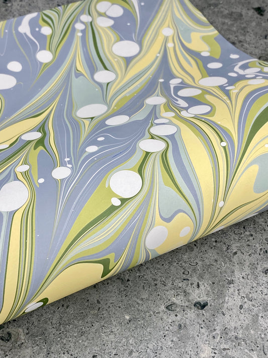 Half Sheet Hand-Marbled Paper P280H