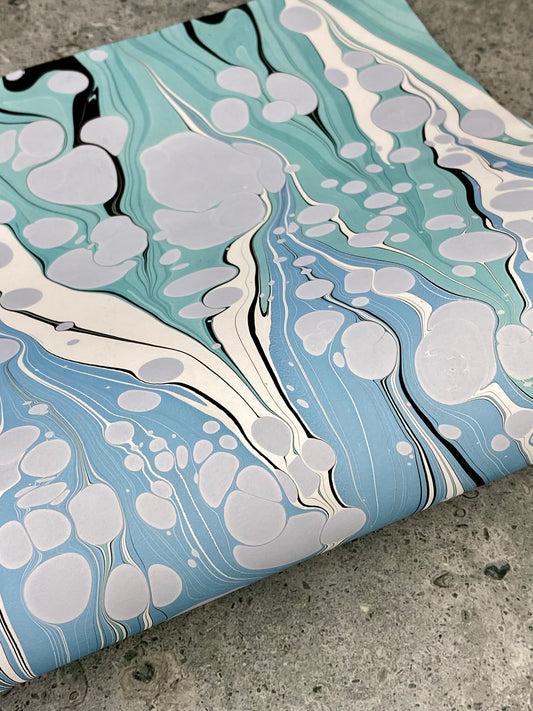 Half Sheet Hand-Marbled Paper P281H
