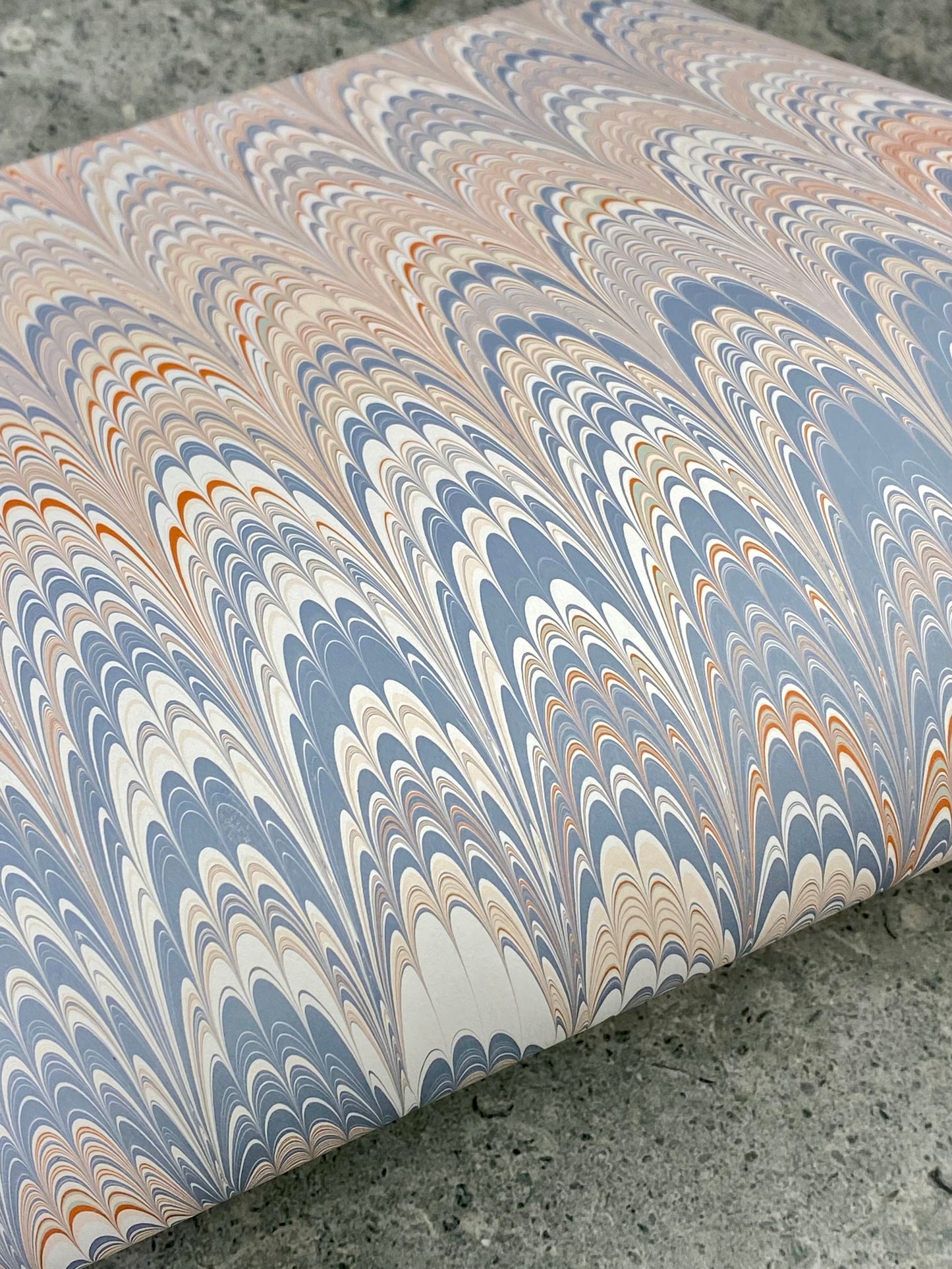 Half Sheet Hand-Marbled Paper P282H