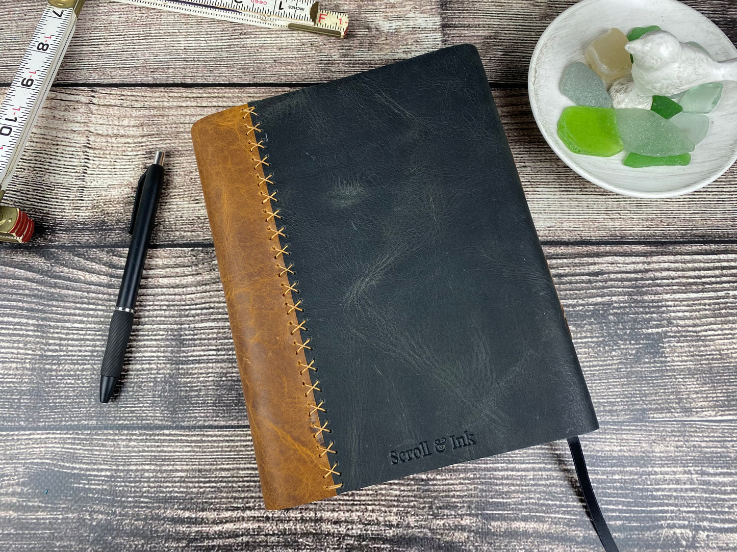6x8 Leather Journal - Last Light