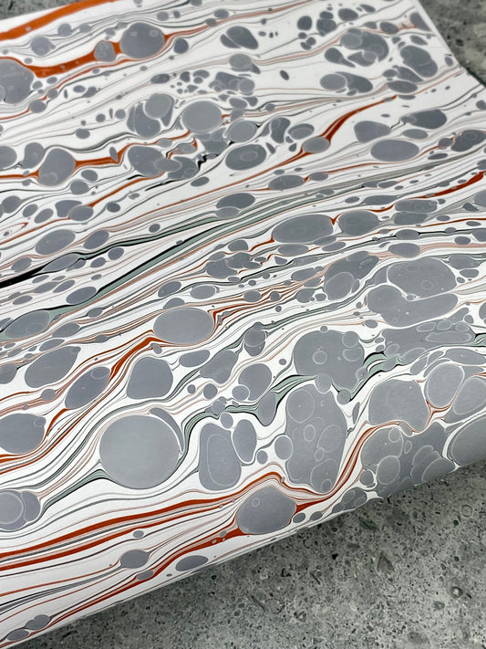 Half Sheet Hand-Marbled Paper P284H