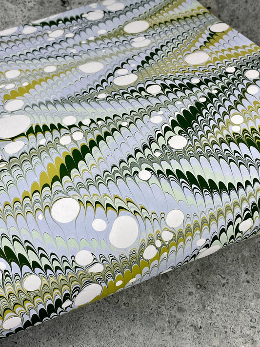 Half Sheet Hand-Marbled Paper P286H