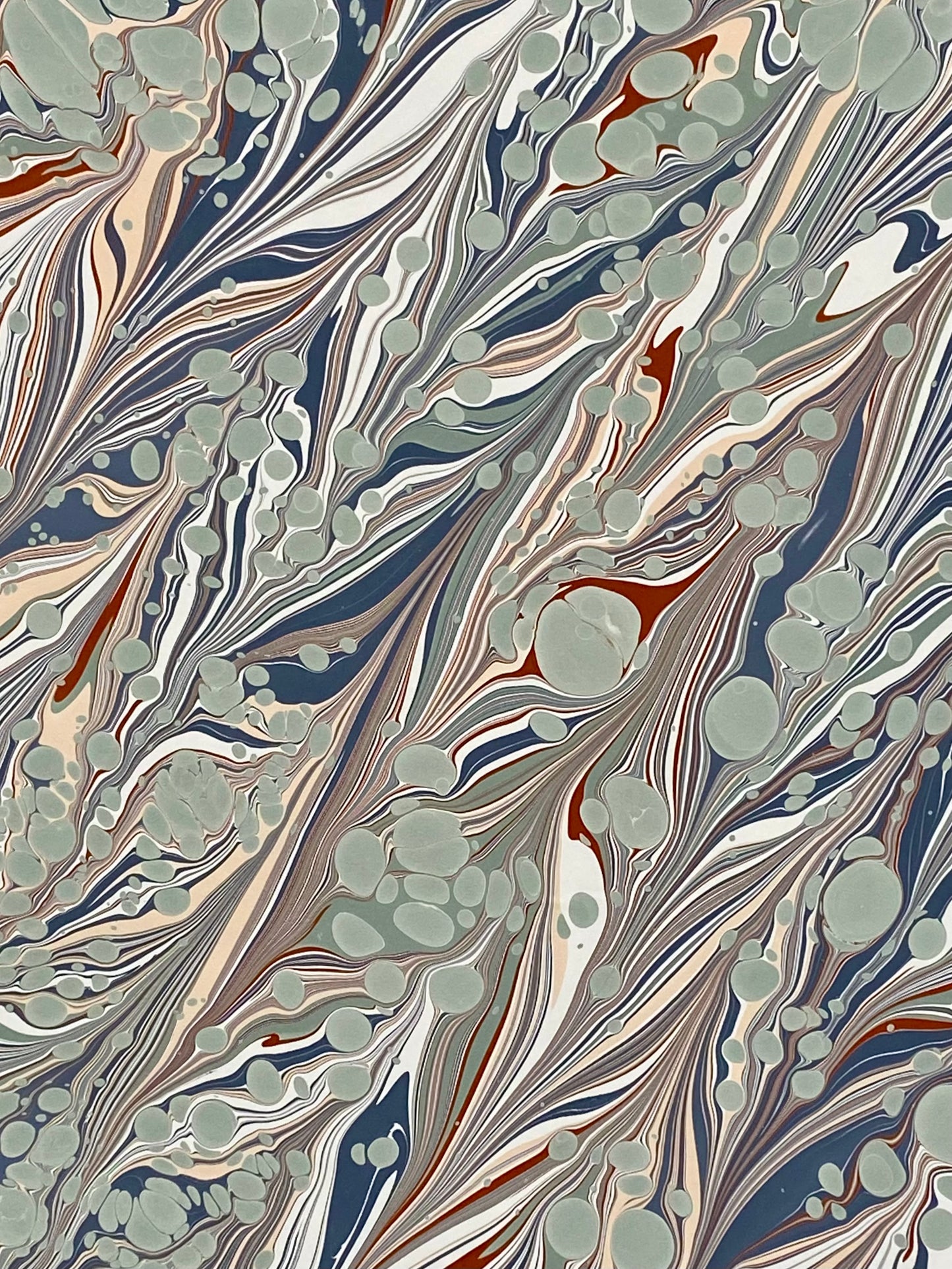Half Sheet Hand-Marbled Paper P285H