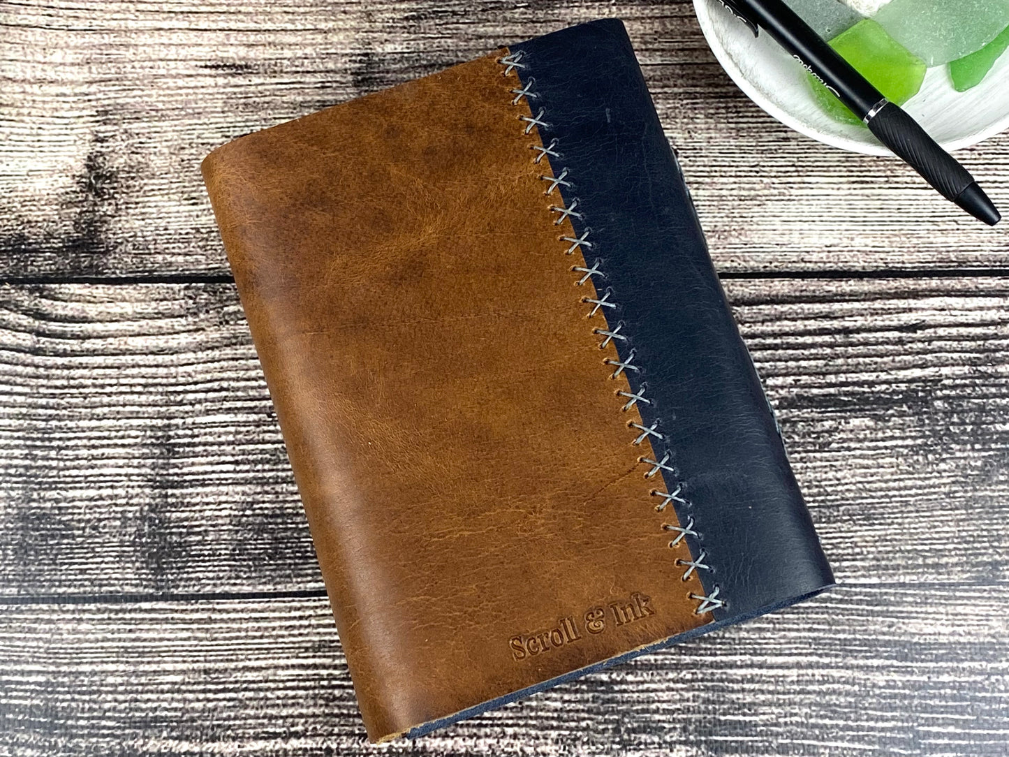 5x7 Leather Journal - "Marsh"