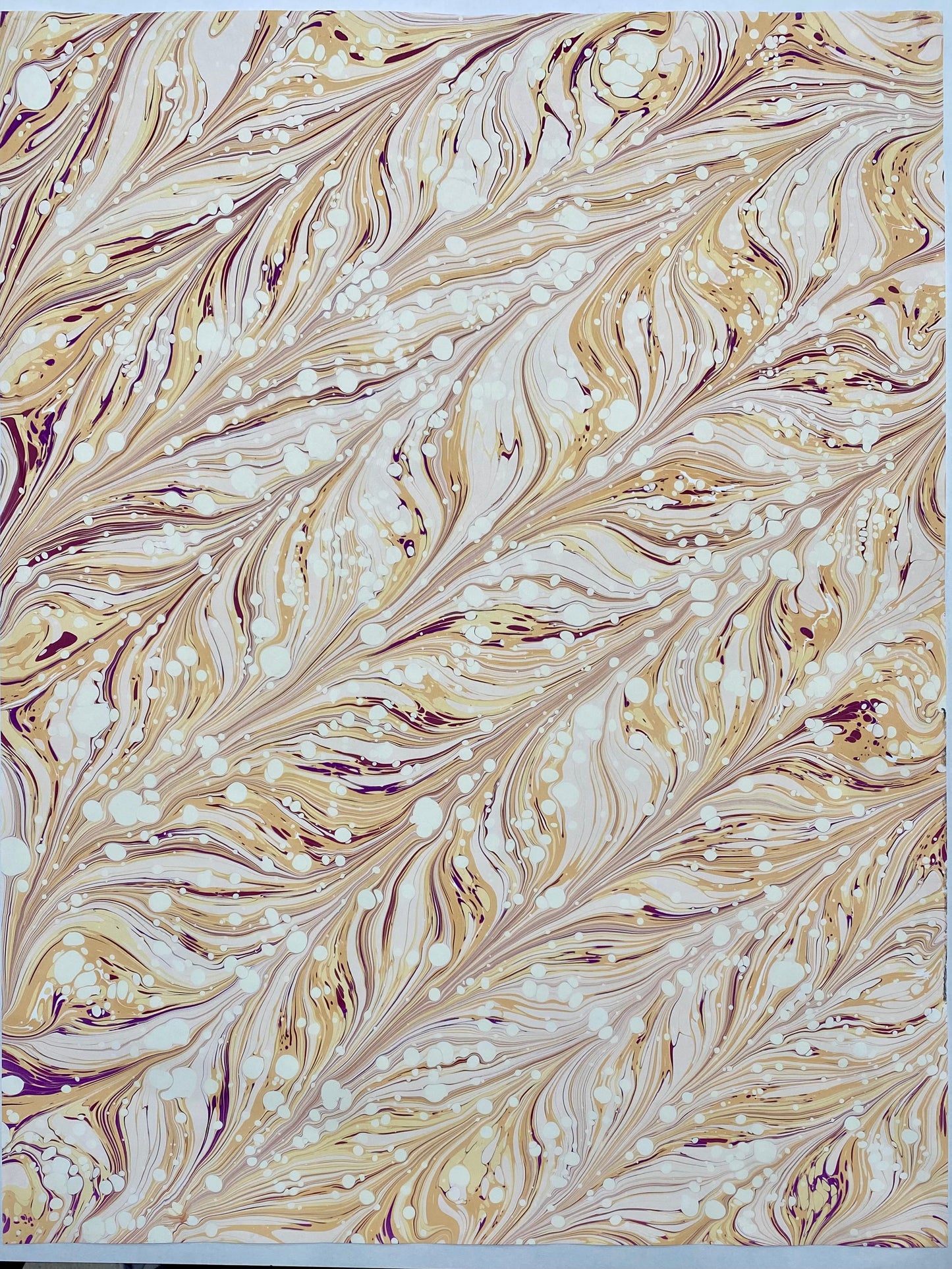 Full Sheet Hand-Marbled Paper P294