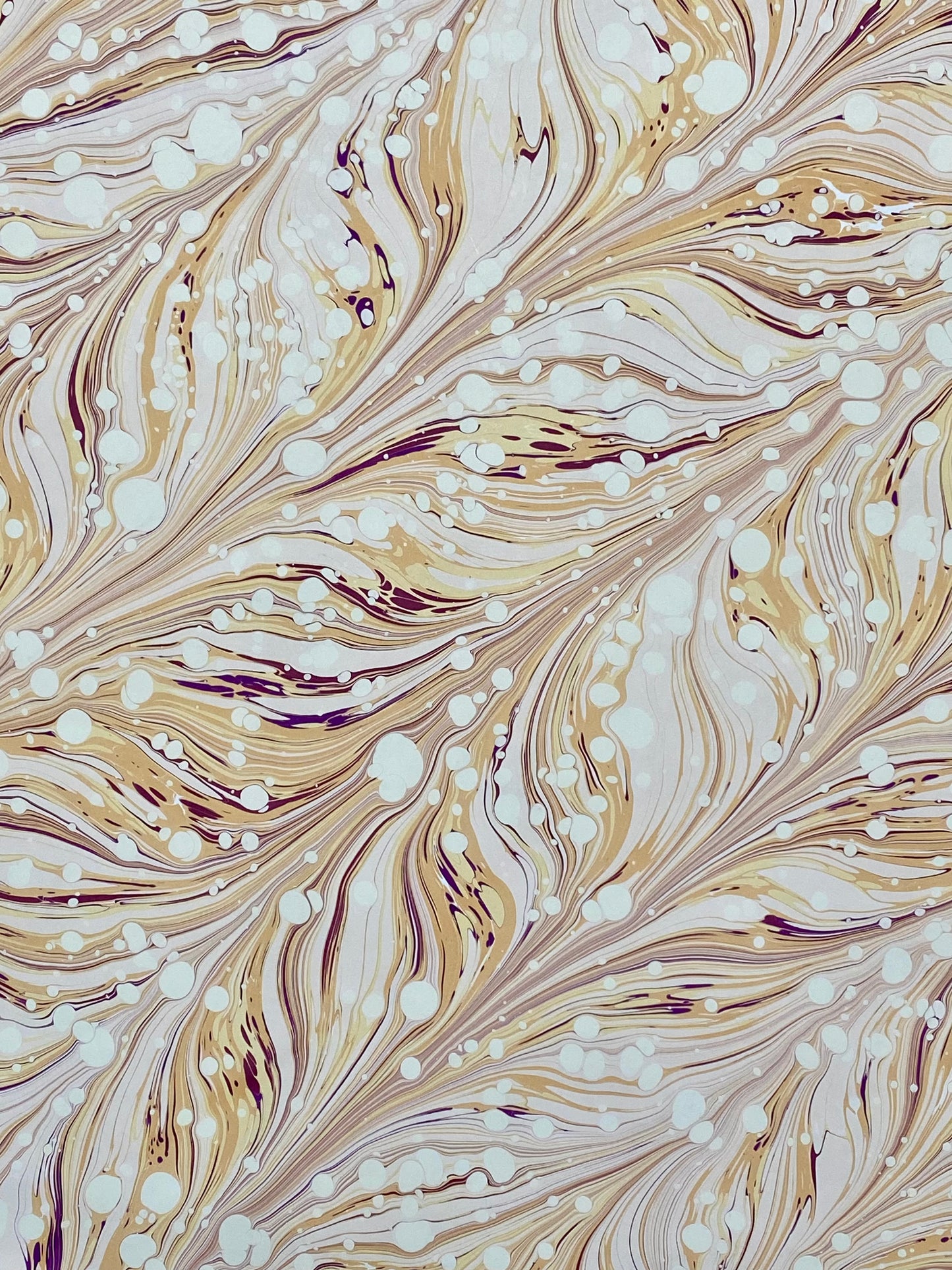 Full Sheet Hand-Marbled Paper P294