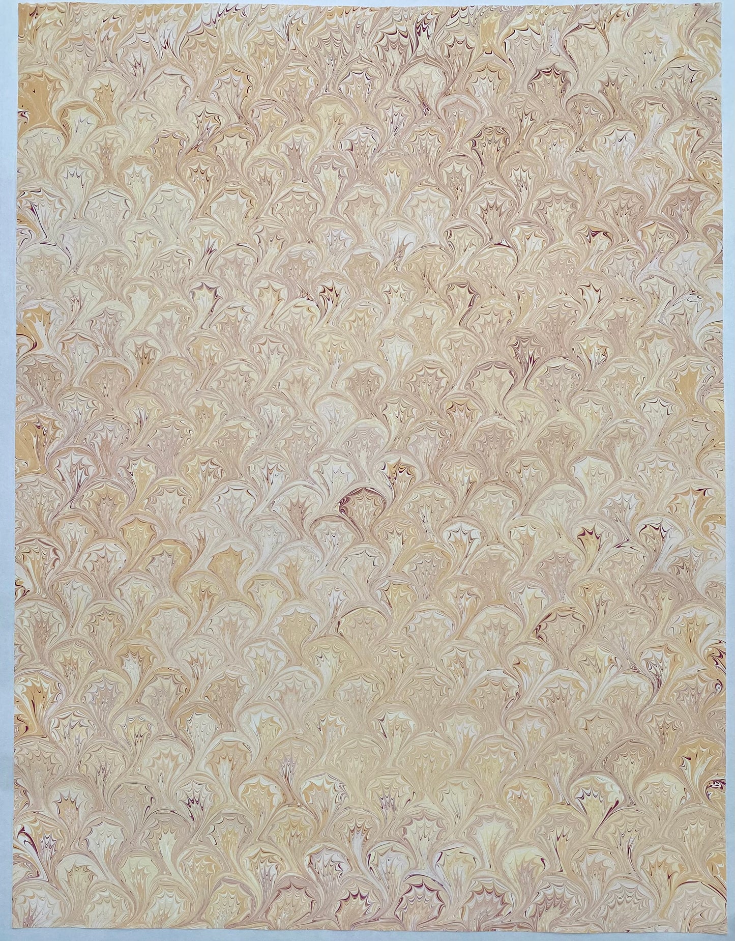 Full Sheet Hand-Marbled Paper P297