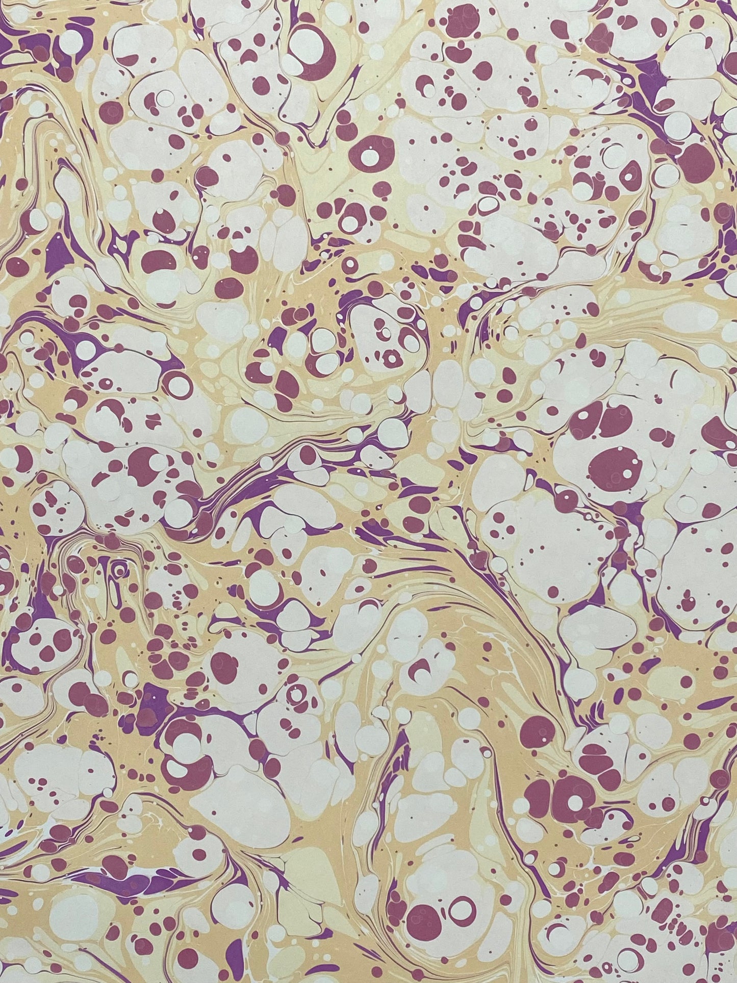 Full Sheet Hand-Marbled Paper P298