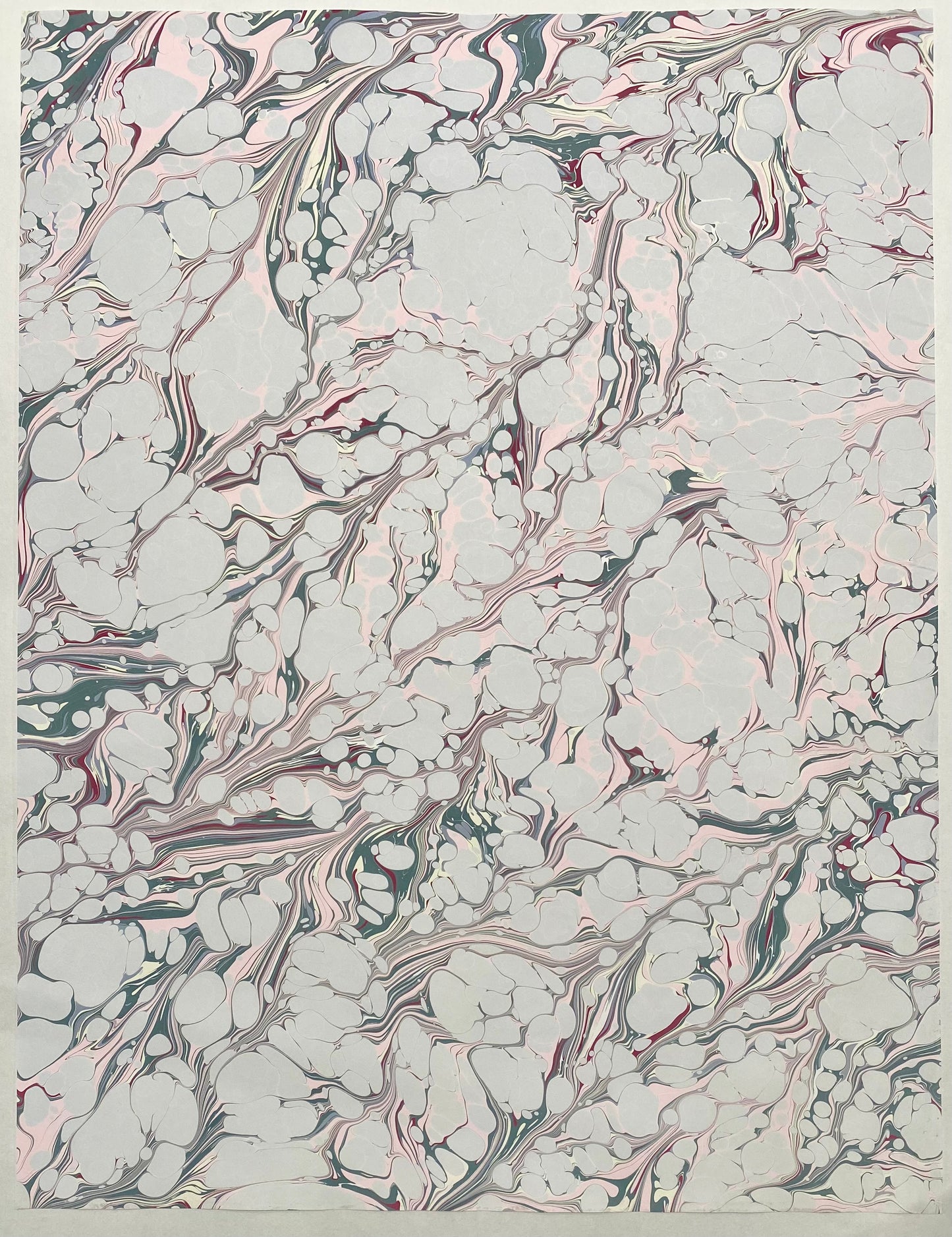 Full Sheet Hand-Marbled Paper P299