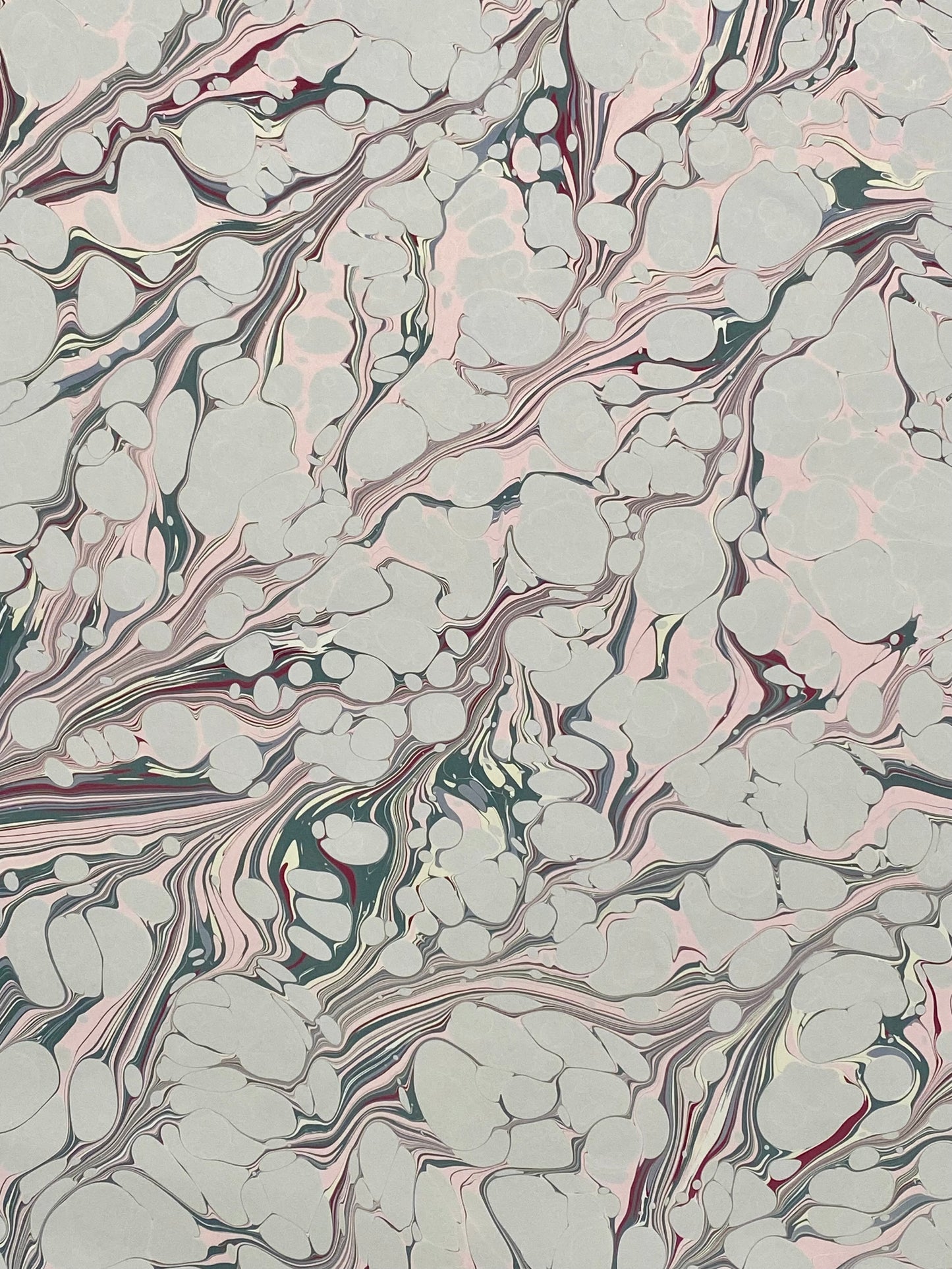 Full Sheet Hand-Marbled Paper P299