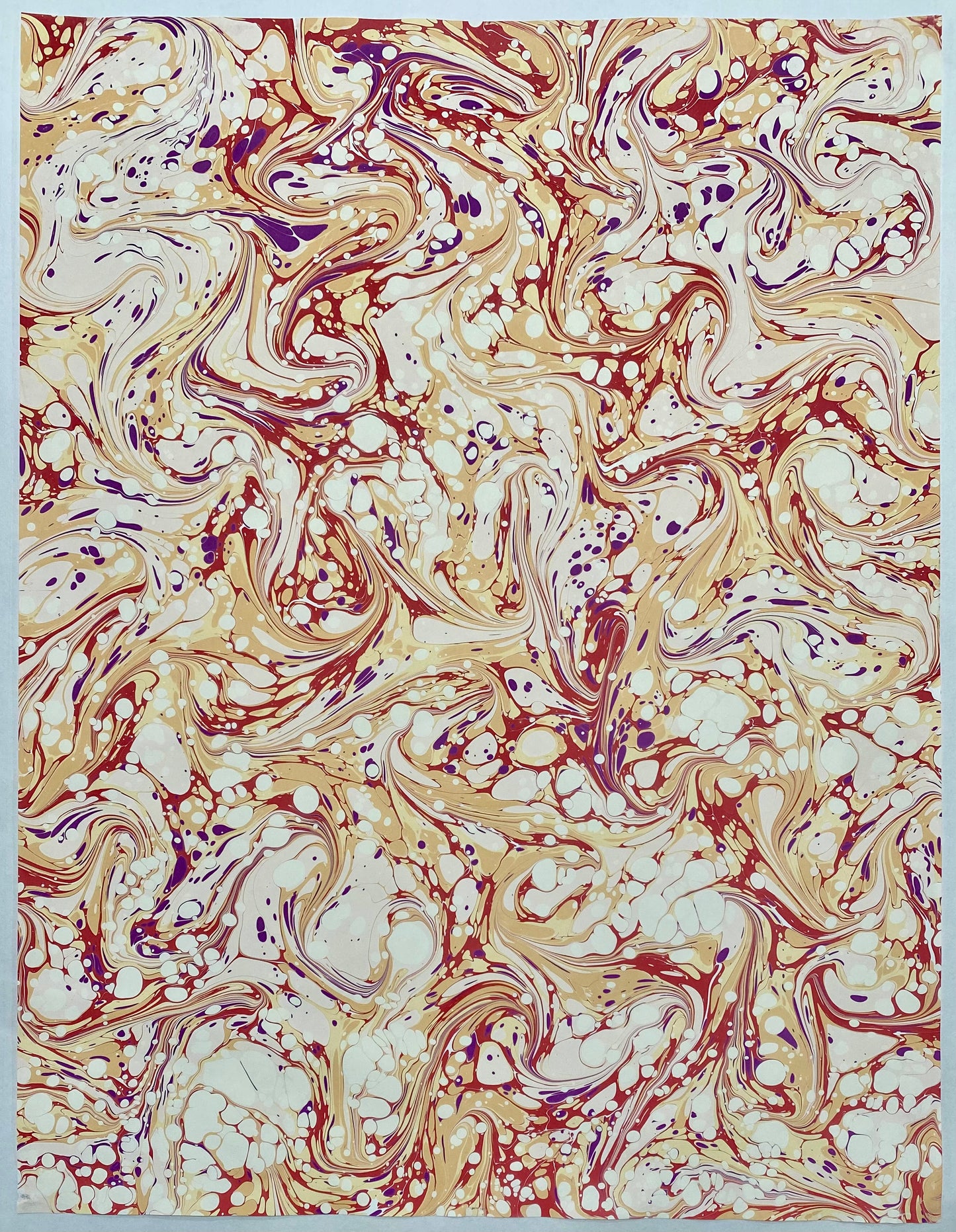 Full Sheet Hand-Marbled Paper P301