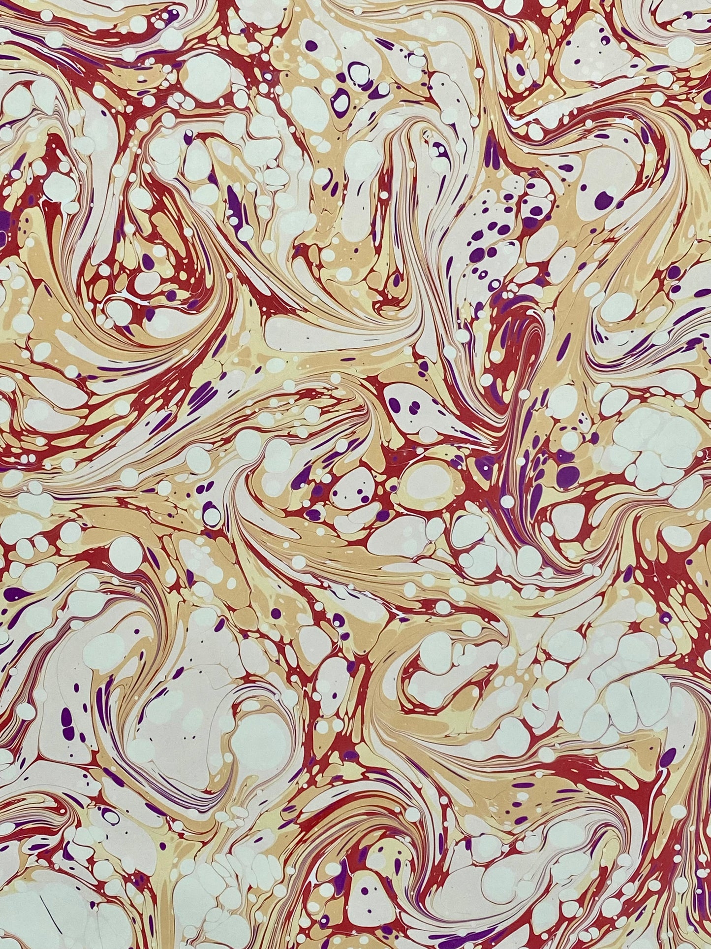 Full Sheet Hand-Marbled Paper P301