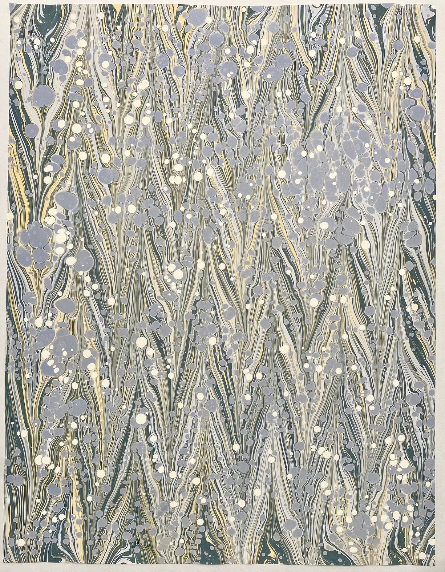Full Sheet Hand-Marbled Paper P305