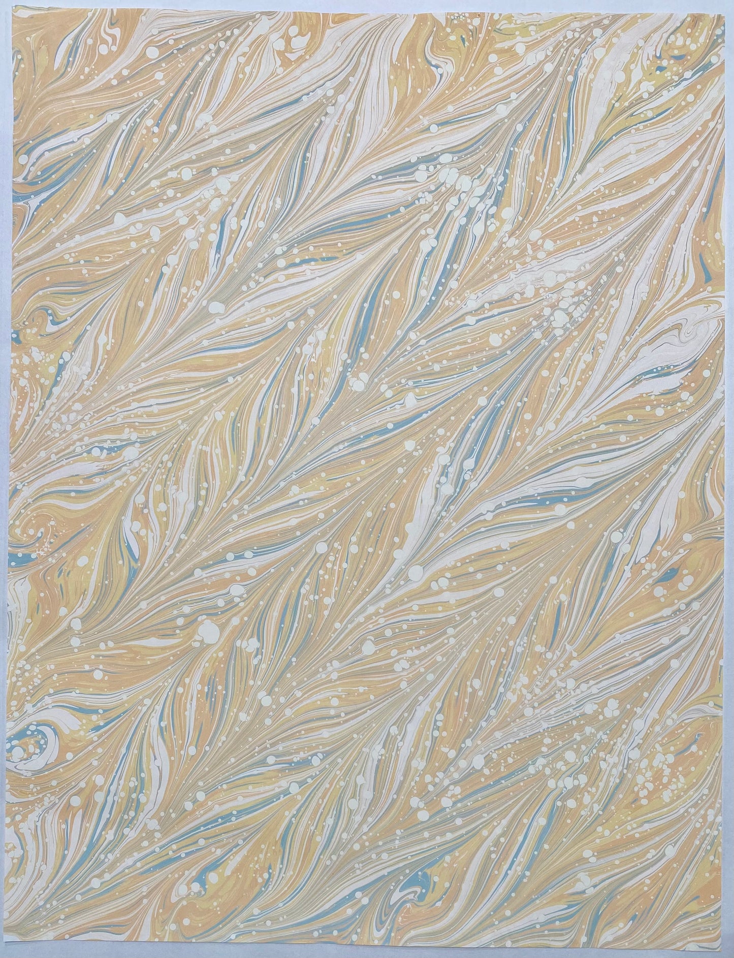 Full Sheet Hand-Marbled Paper P308