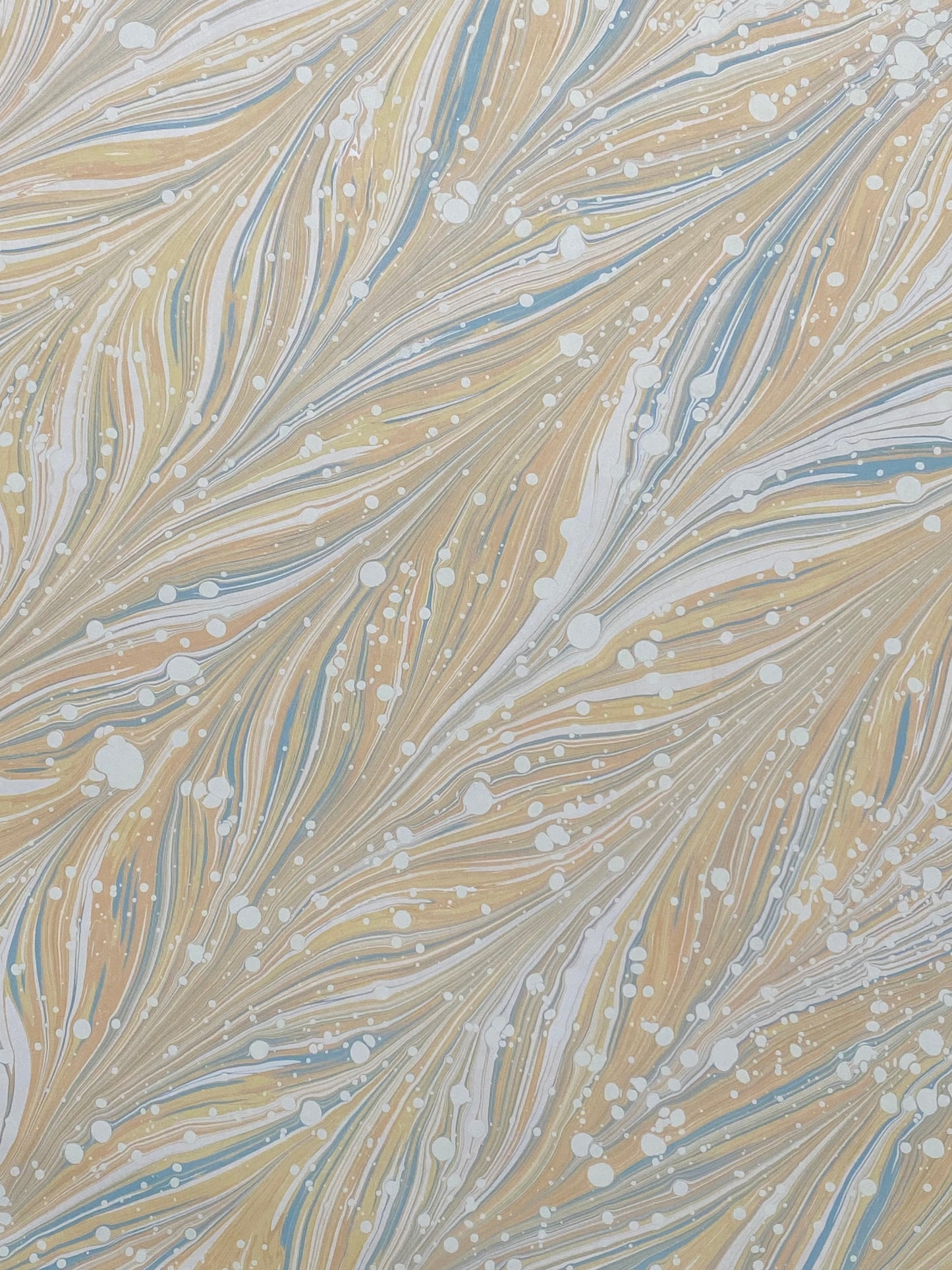 Full Sheet Hand-Marbled Paper P308
