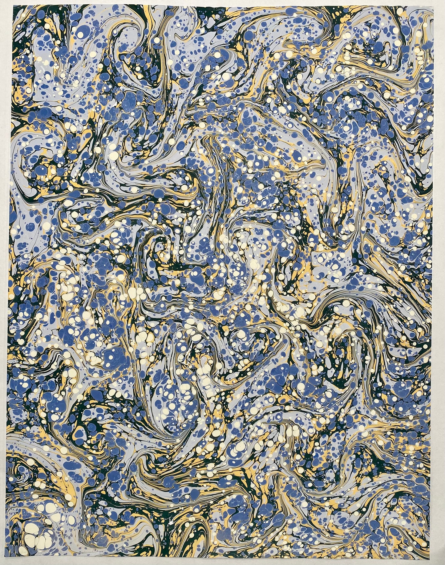 Full Sheet Hand-Marbled Paper P310