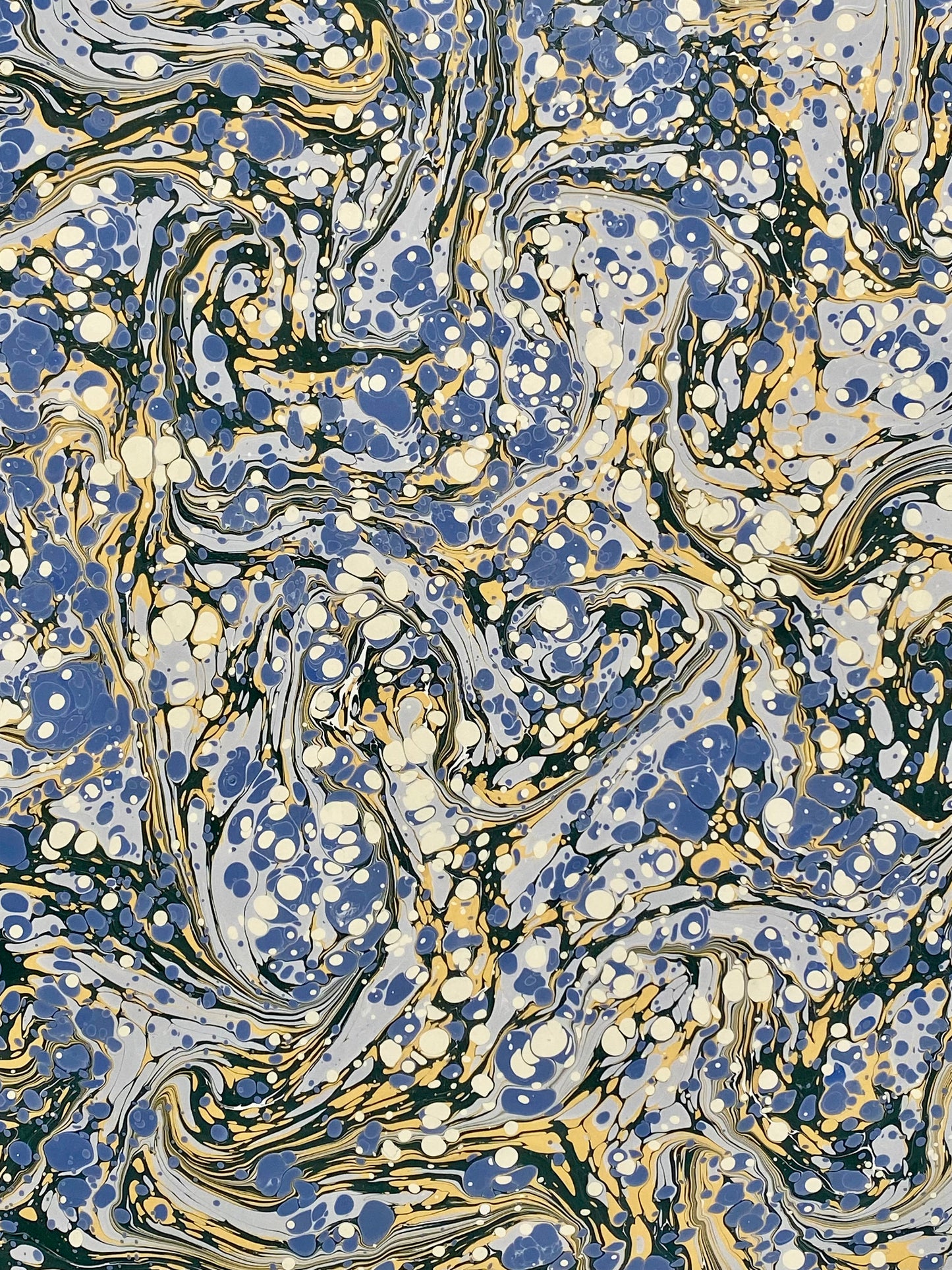 Full Sheet Hand-Marbled Paper P310