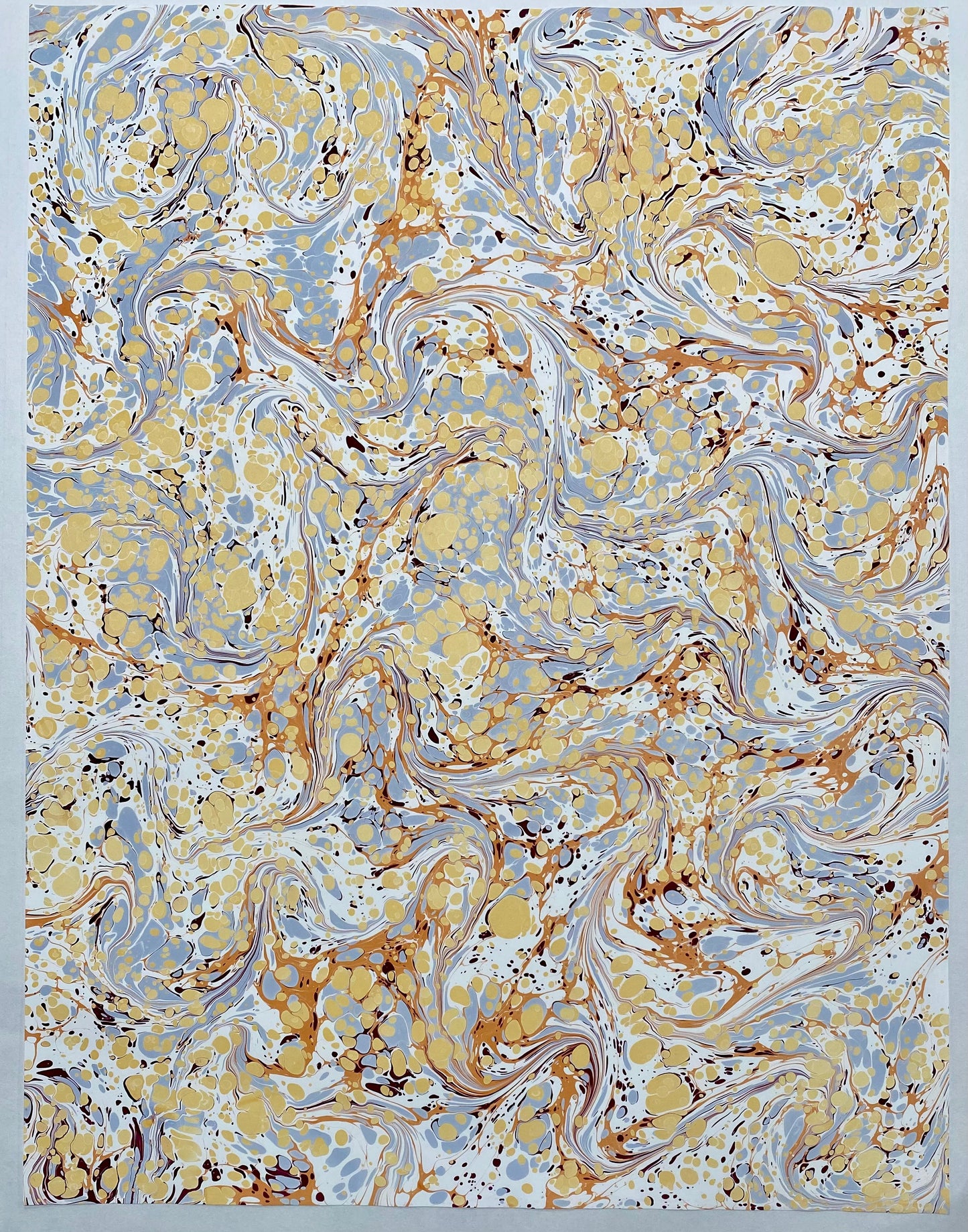Full Sheet Hand-Marbled Paper P312