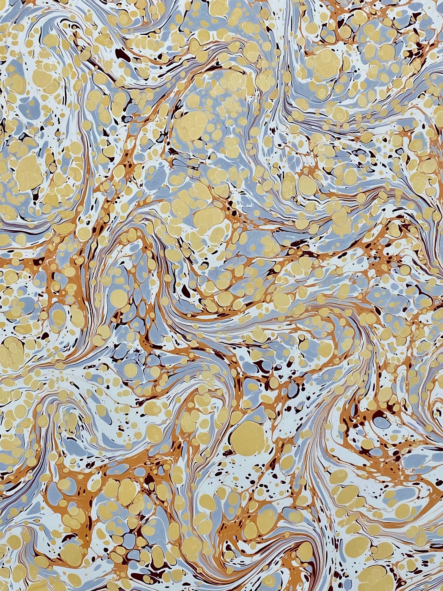 Full Sheet Hand-Marbled Paper P312