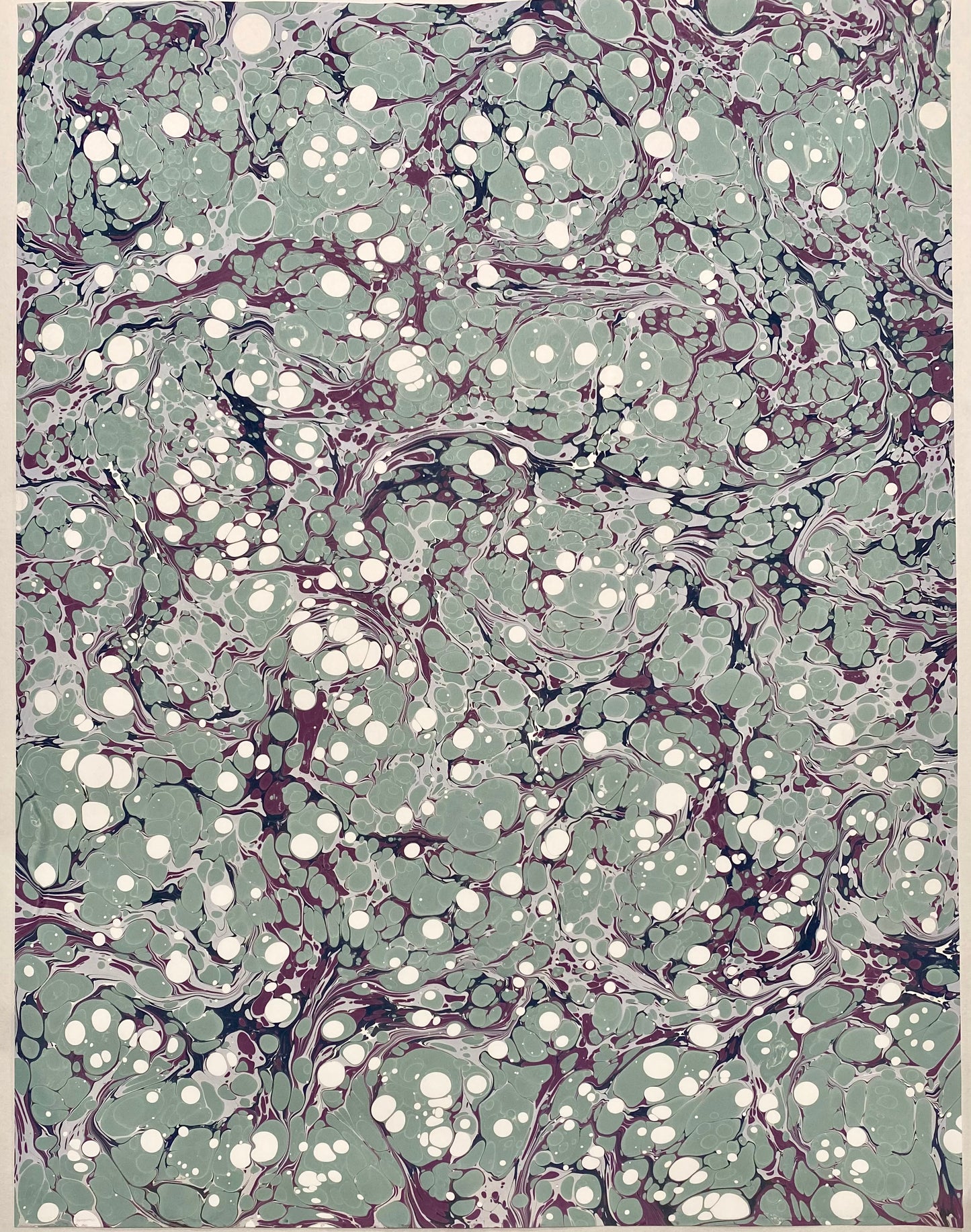 Full Sheet Hand-Marbled Paper P316