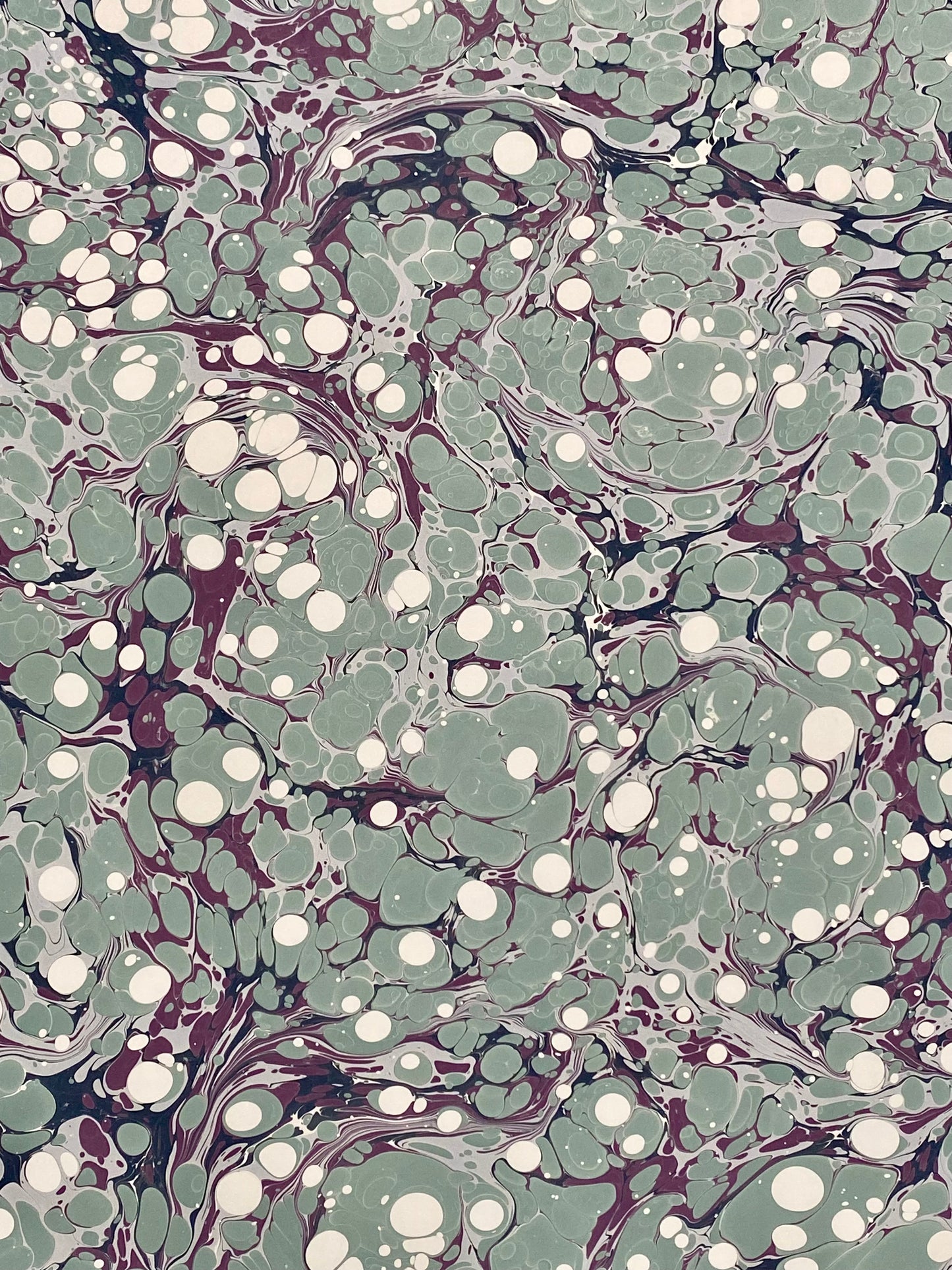 Full Sheet Hand-Marbled Paper P316