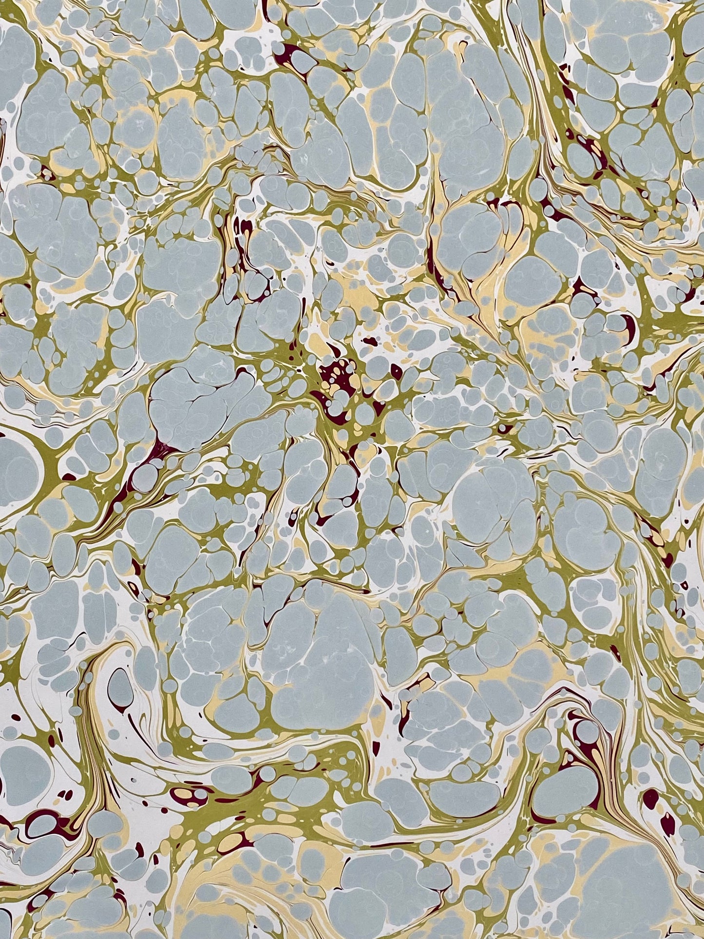 Full Sheet Hand-Marbled Paper P317