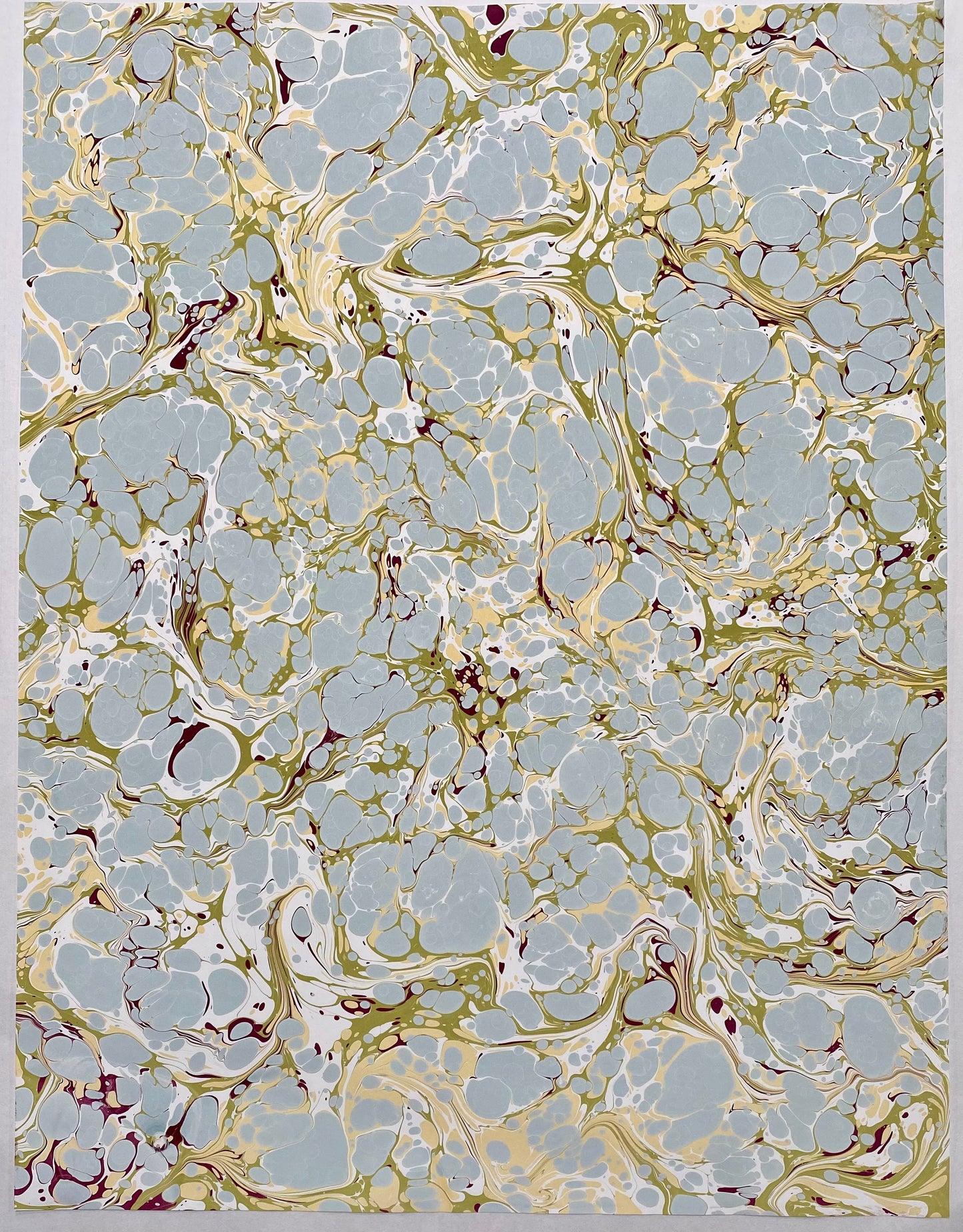 Full Sheet Hand-Marbled Paper P317