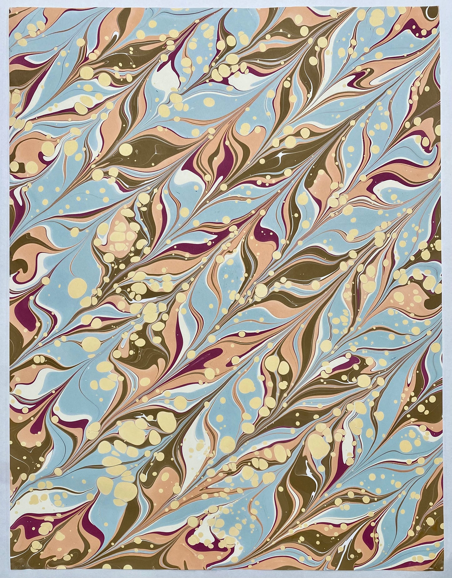 Full Sheet Hand-Marbled Paper P320