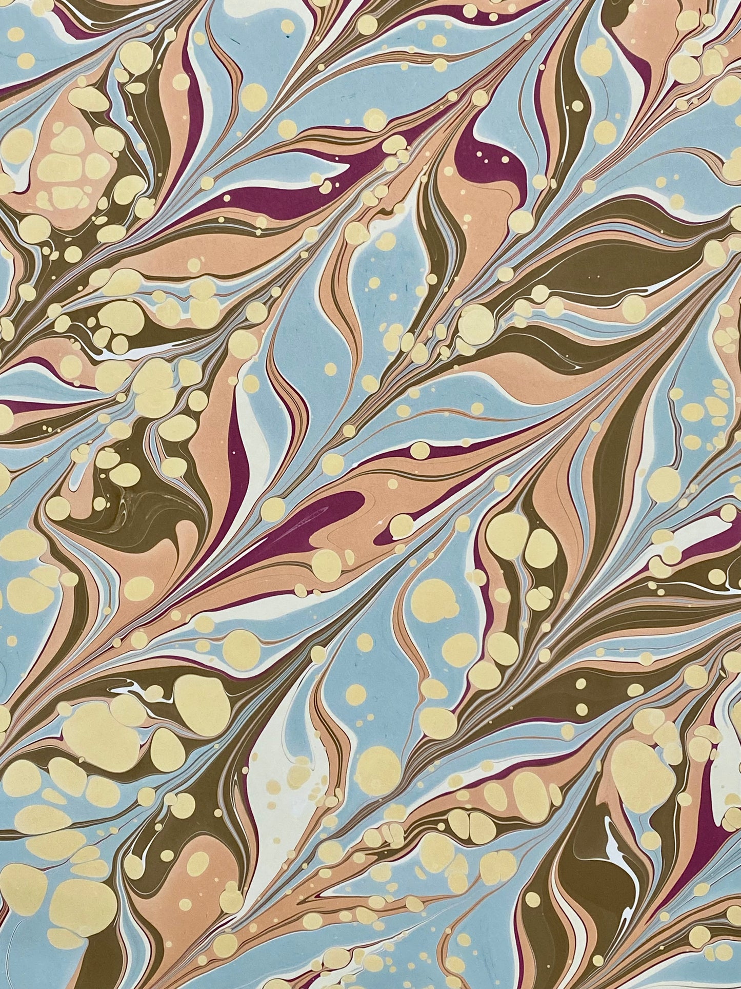 Full Sheet Hand-Marbled Paper P320